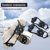 1 Pair 8-Tooth Anti-Skid Ice Gripper Spike