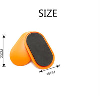 2PCS/Set Gliding Discs Slider Fitness Disc Exercise Sliding Abdomen Training