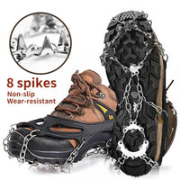 Anti Slip 8-Teeth Ice Shoes Spike Grip