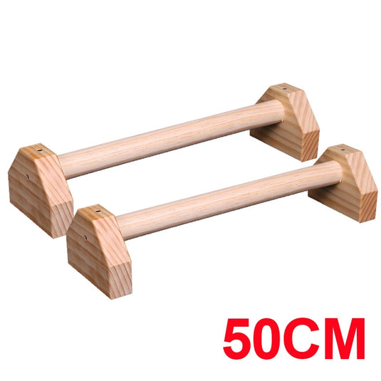 30CM/50CM Wooden Push Ups Stand Portable Home Gym