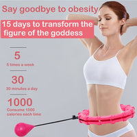 24 Sections Smart Sport Hoops Adjustable Abdominal Thin Waist Exercise