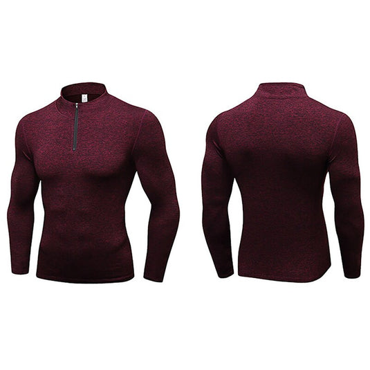 Winter Plus Velvet Pro Men's Fitness Apparel