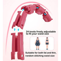 24 Sections Smart Sport Hoops Adjustable Abdominal Thin Waist Exercise