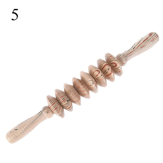 Useful Sports Full Body Muscle Massager Wood Roller Stick Trigger Point Recovery Tool Deep Relax Gear Massage Wood Roller Stick