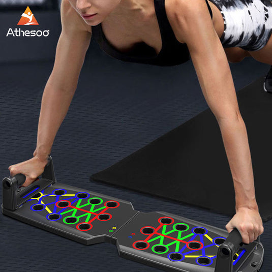 Athesoo Push up board 22 in 1 Push-up Bars  Multi-Functional System Pushup Stands