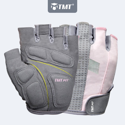 TMT Women Gym Dumbbells Gloves for Body Building Sport Fitness Workout Breathable Gloves for Crossfit Weight Lifting Training
