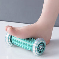Reflexology Massager 1 Roller 2 Spiky Balls for Deep Tissue Recovery Man Foot Massager Tool Relief Plantar Fasciitis