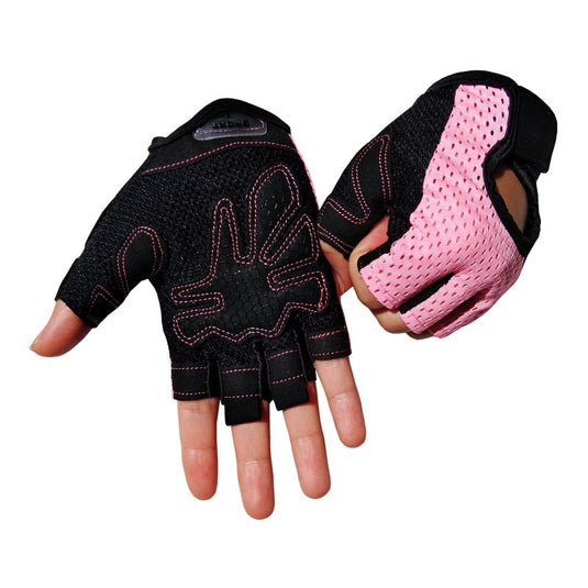 2 Pieces Professional Gym Fitness Gloves Power Weight Lifting Women Men Crossfit Workout Bodybuilding Half Finger Hand Protector