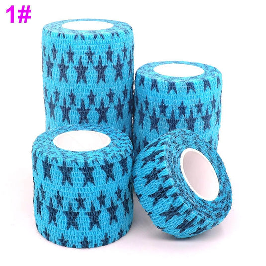 1 Pcs Printed Sports Knee Protector 4.8m Medical Therapy Elastic Bandage