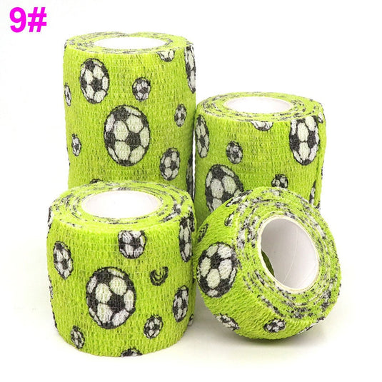 1 Pcs Printed Sports Knee Protector 4.8m Medical Therapy Elastic Bandage