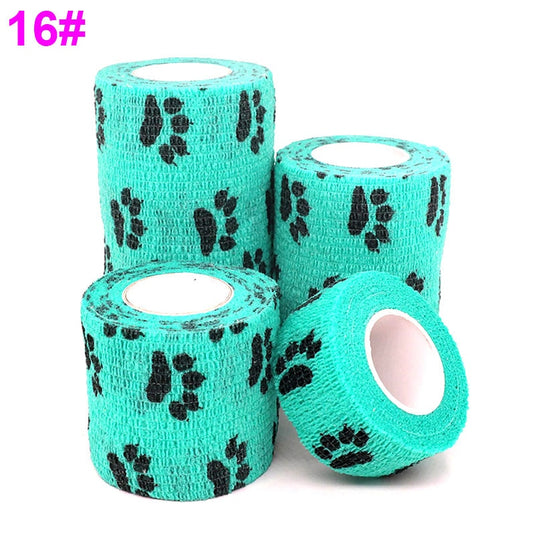 1 Pcs Printed Sports Knee Protector 4.8m Medical Therapy Elastic Bandage