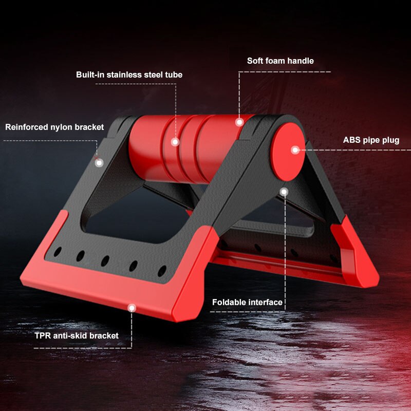 Push-Up Bars Foldable Slip-Resistance Pushup Bar Stands