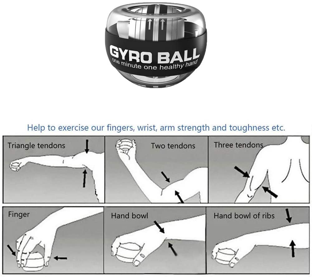 Power Wrist Ball Self Start Gyroscopic Powerball