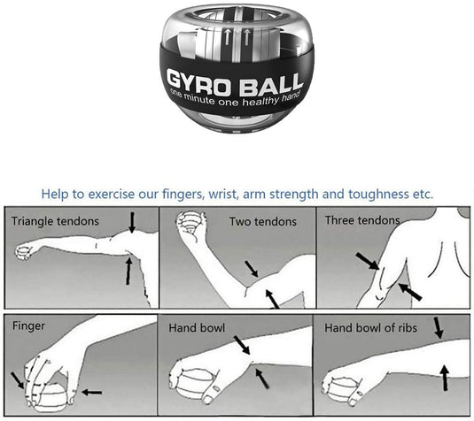 Power Wrist Ball Self Start Gyroscopic Powerball