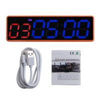 Gym Timer Clock Workout Timer Interval Clock Stopwatch Count Down/Up Interval Timer LED Fitness Training Timer Drop Shipping