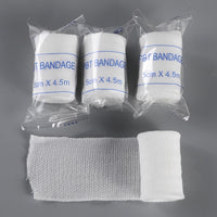 Cotton PBT Elastic Bandage Skin Friendly Breathable First Aid Kit
