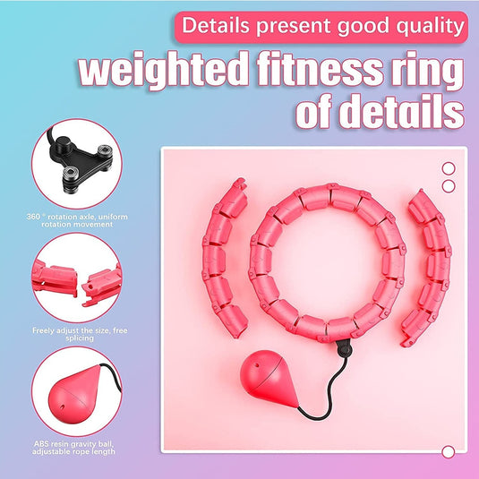 24 Sections Smart Sport Hoops Adjustable Abdominal Thin Waist Exercise