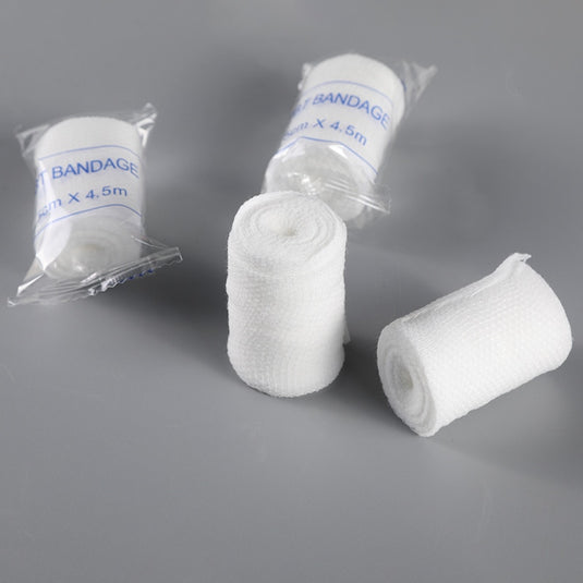 Cotton PBT Elastic Bandage Skin Friendly Breathable First Aid Kit