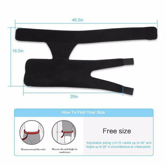 Sciatica Nerve Pain Relief Thigh Compression Brace For Hip Joints Arthritis Groin Wrap Brace Protector Belt Legwarmers New