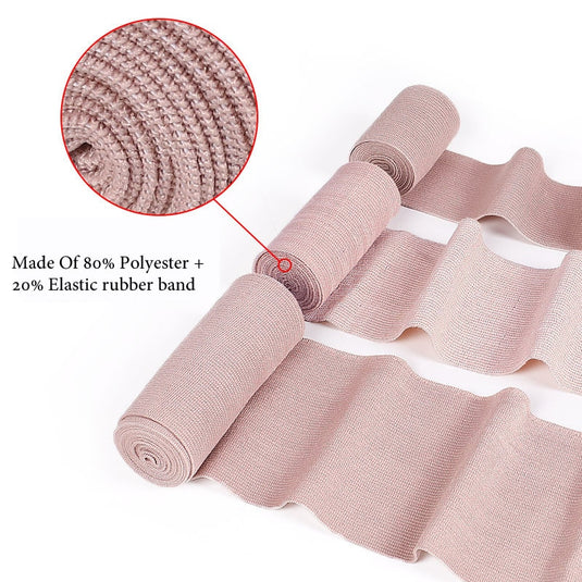 1 Roll High Elastic Bandage Wound Dressing Outdoor Sports Sprain Treatment