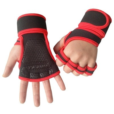 New 1 Pair Weight Lifting Training Gloves