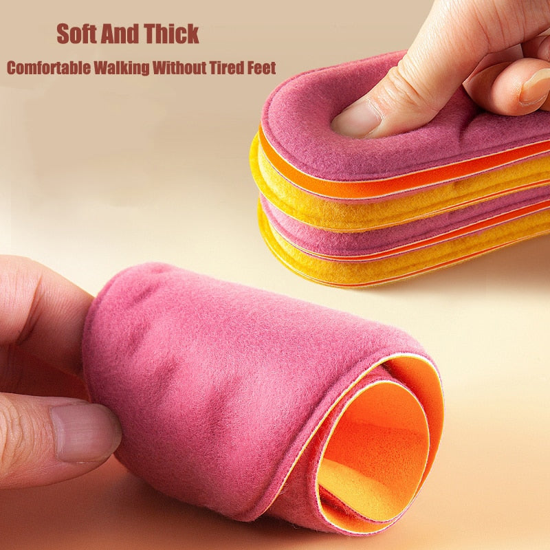 Self Heated Thermal Insoles for Feet