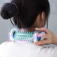 Reflexology Massager 1 Roller 2 Spiky Balls for Deep Tissue Recovery Man Foot Massager Tool Relief Plantar Fasciitis