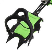 Anti-slip Ice Gripper Climbing Cleats Green BRS-S1B
