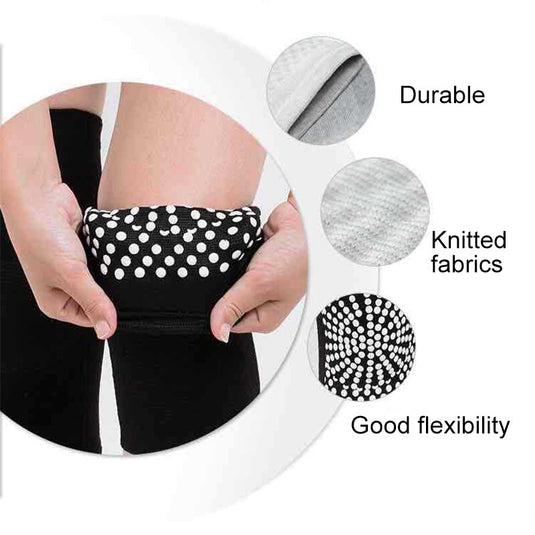 2PCS Self Heating Support Knee Pad Knee Brace Warm for Arthritis Joint Pain Relief Injury Recovery Belt Knee Massager Leg Warmer