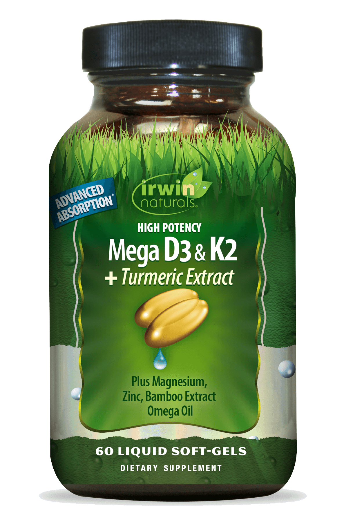 High Potency D3 & K2 +Turmeric Extract