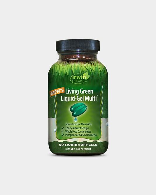 Irwin Naturals Men's Living Green Liquid-Gel Multi