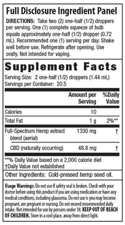 CBD Oils 1000 mg: Unflavored