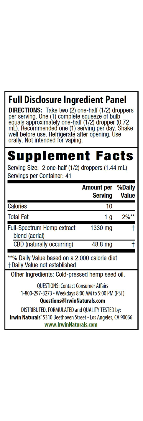 CBD Oils 2000 mg: Unflavored