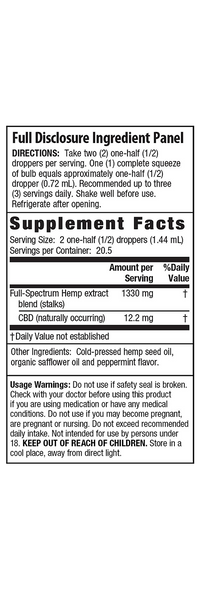 CBD Oils 250 mg: Peppermint