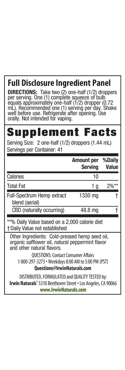 CBD Oils 2000 mg: Peppermint