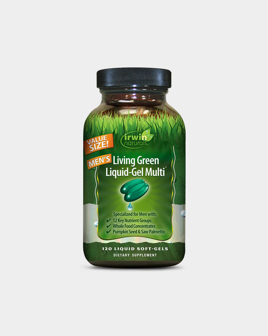 Irwin Naturals Men's Living Green Liquid-Gel Multi