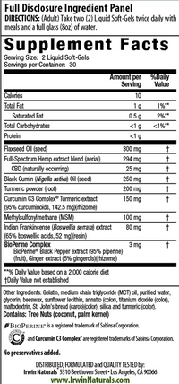 CBD +Turmeric Extra Strength