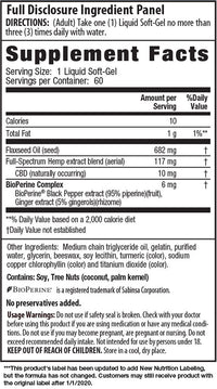 CBD Soft Gels: 10 mg