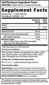 CBD Soft Gels: 30 mg
