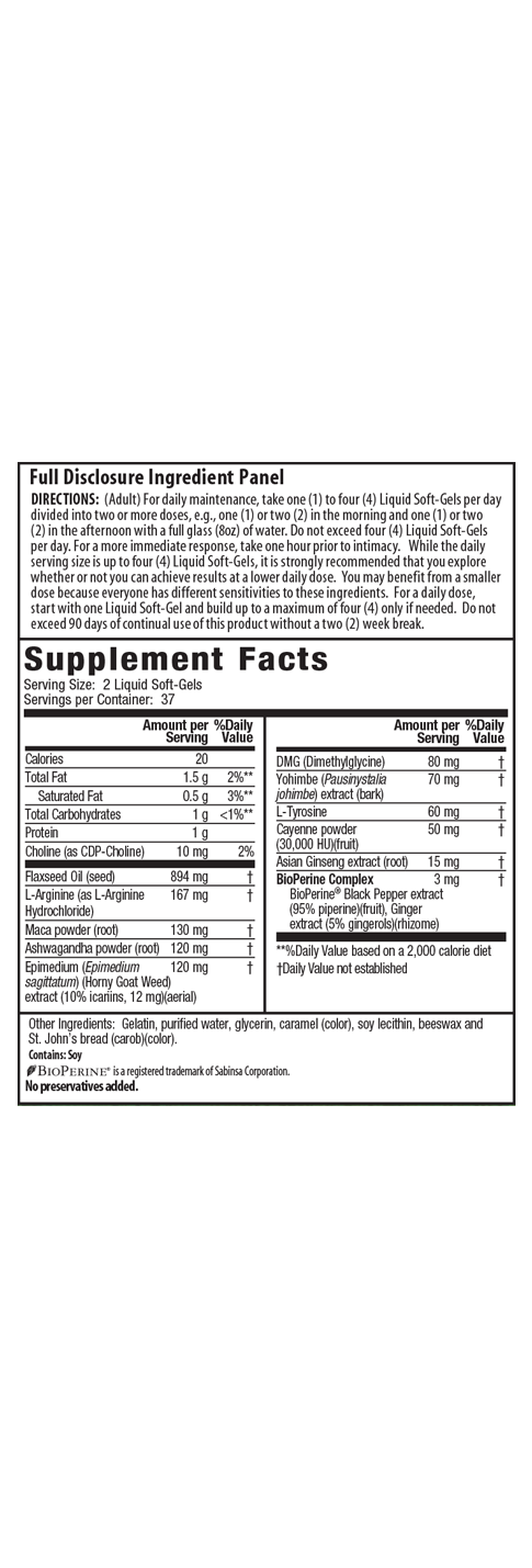 L-Arginine +Horny Goat Weed