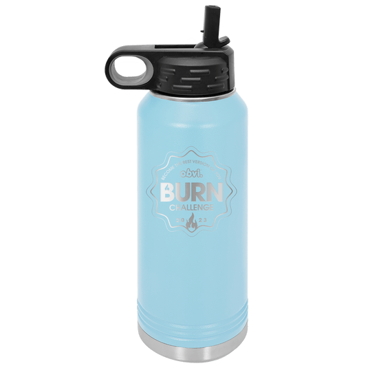 32oz Burn Water Bottle