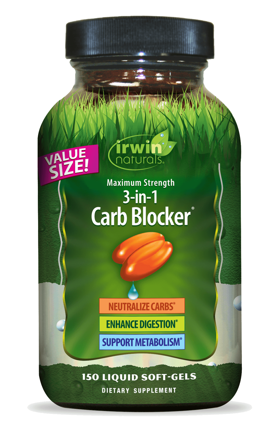 Maximum Strength 3-in-1 Carb Blocker Value Size