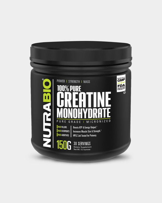 NutraBio 100% Pure Creatine Monohydrate