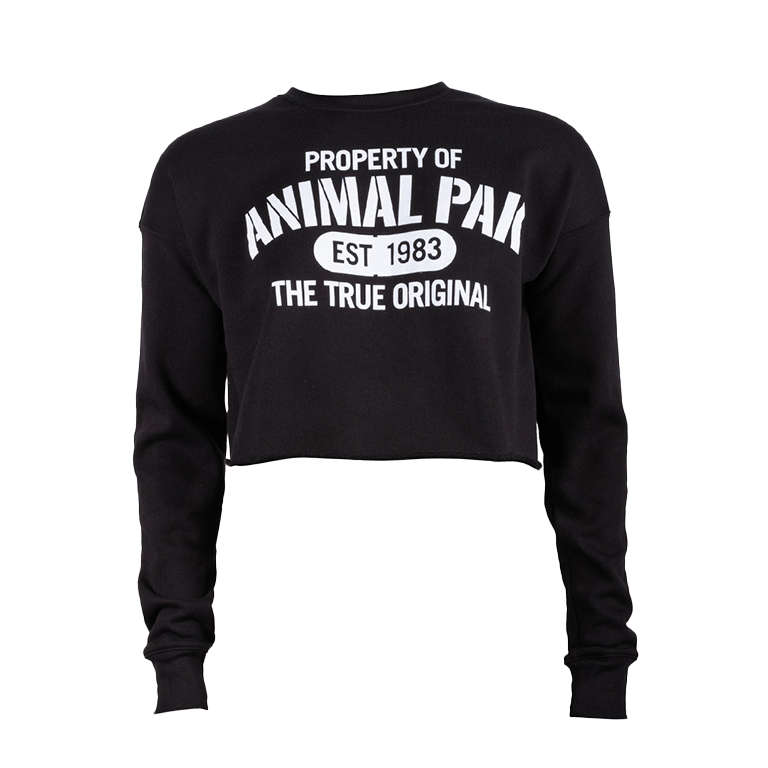 "Property of Animal Pak" Women's Cropped Crew Neck