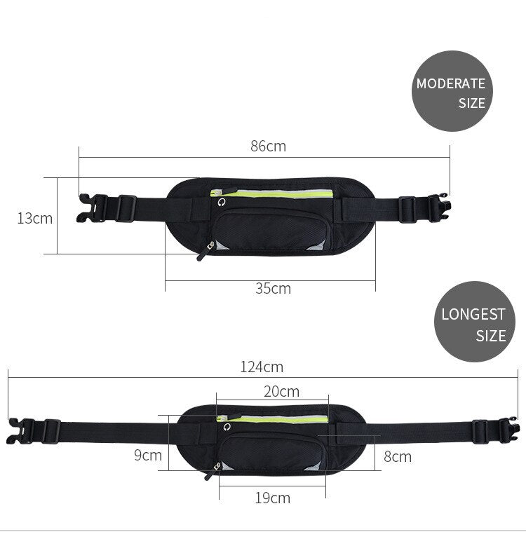 Sports Hydration Belt Bag