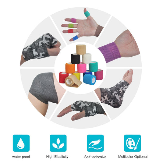 1Roll 2.5/5/10cm*4.5m Gauze Medical Bandage