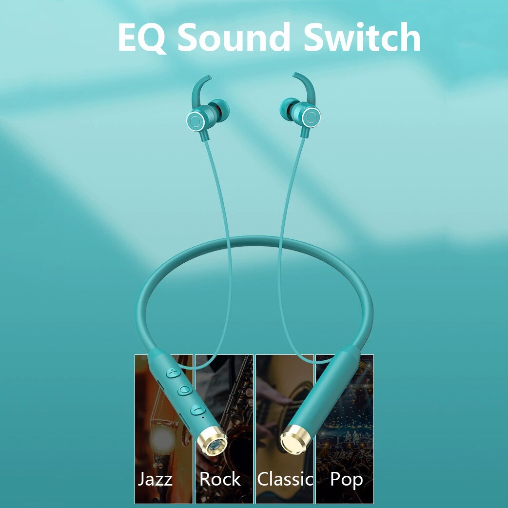 Flashlight Wireless Headphones Neckband