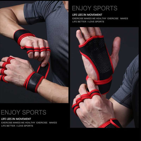 New 1 Pair Weight Lifting Training Gloves