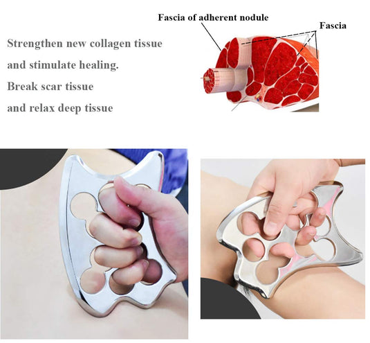 IASTM Graston Therapy GuaSha Massage Smart Tool Physical Massager Fascia Recovery Gym Muscle Neck Leg Deep Soft Tissue Relax