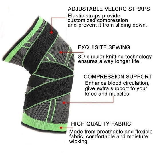 1 Pcs Knee Pads Braces Sports Support Kneepad Men Women for Arthritis Joints Protector Fitness Compression Sleeve